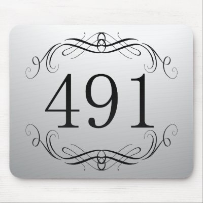 491 Area Code Mouse Pads by AreaCodes