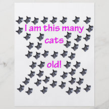 49 Cat Heads Old Personalized Flyer