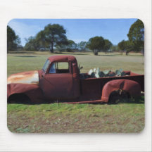 49 Chev Flower  Box Mouse Pad