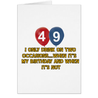 49th Birthday Cards &amp; Invitations | Zazzle.co.uk