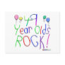 49 year Olds Rock ! Postcard