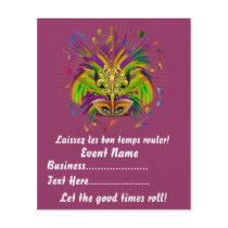 4.5" x 5.6" Party Time Creatives Mardi Gras