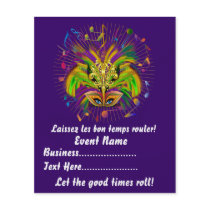 4.5" x 5.6" Party Time Creatives Mardi Gras