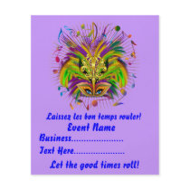 4.5" x 5.6" Party Time Creatives Mardi Gras