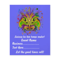 4.5" x 5.6" Party Time Creatives Mardi Gras