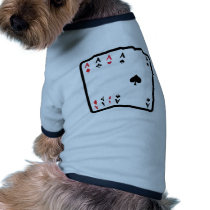 4 aces icon dog t shirt