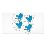 4 Calling Birds Customized Photo Card