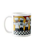 4 Chef Pugs mugs