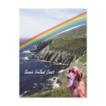 4.  Coastal View Beautiful Scenic Ireland Postcard