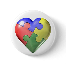 4 Colour Puzzle Heart