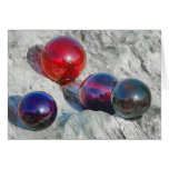4 colourful floats greeting cards