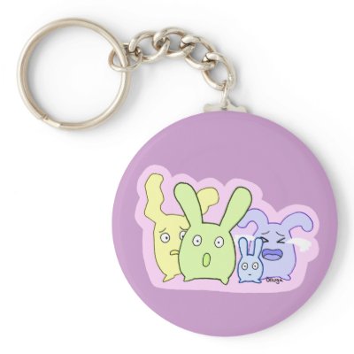 4 cute things T3T Keychains by Olluga