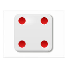 4 Dice Roll Post Card