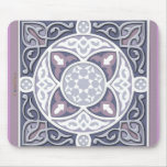 4 Directions Silver and Mauve Mouse Pads