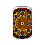 4 Flames Round Shield Alternate Blackberry Case