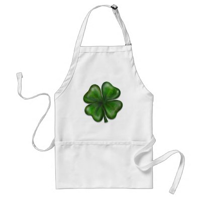 4 leaf clover apron by stiingya