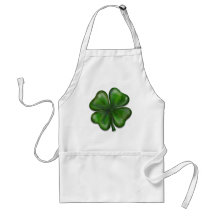 4 leaf clover apron