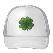 4 leaf clover mesh hats