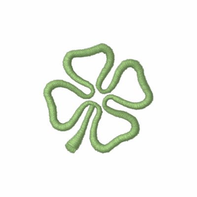 4-leaf Clover Outline by ZazzleEmbroidery