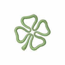 4-leaf Clover Outline Polo