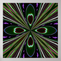 4 leaf clover Poster  5 sizes available