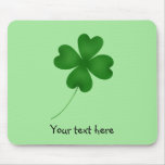 4 leaf clover St. Patrick's day Mouse Pads