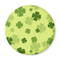 4 Leaf Clovers Magnet