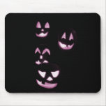 4 Lit Jack-O-Lanterns - Pink