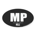 4 PACK MP MILITARY POLICE STICKERS