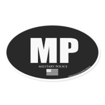 4 PACK MP MILITARY POLICE STICKERS