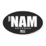 4 pack VIETNAM VETERAN "THE NAM" OVAL STICKER