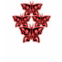 4 Red Skeleflies t-shirts