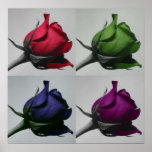 4 Roses Poster