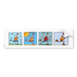 4 season runner man bumper stickers
