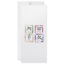 4 Seasons in Japanese square Rack Card Design