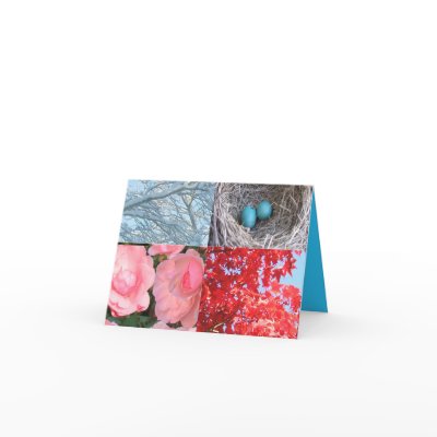 4 Seasons Note Card by gramabarb