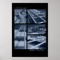 4-String Bass-Guitar Poster