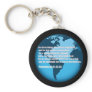 4 Things the Earth Can't Bear Keychain