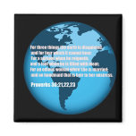 4 Things the Earth Can't Bear Refrigerator Magnet