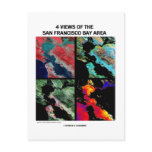 4 Views Of The Bay Area (Satellite Imagery) Postcard