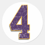 #4 Vikings Brett Favre sticker