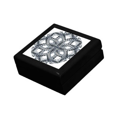 4 Waves Illusion Keepsake Boxes by Perzpektiba