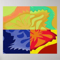 4 Way - a colourful abstract