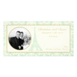 4 x 8 Engagement Photo Announcement Damask Paris Photo Cards