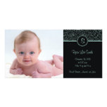 4 x 8 Green Elegant Photo Card Template