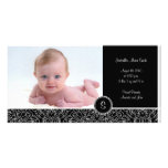 4 x 8 Photo Card Elegant White (B)