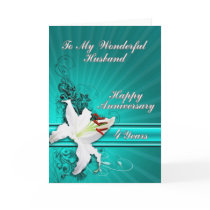4 year Anniversary card for a husband