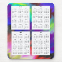4 Year calendar (2012-2015) Mousemats