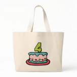 4 Year Old Birthday Cake bags