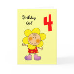 4 year old birthday girl